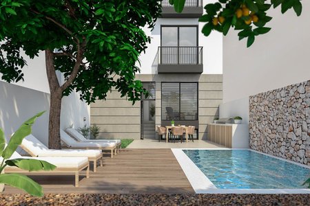 Moderno apartamento duplex con piscina