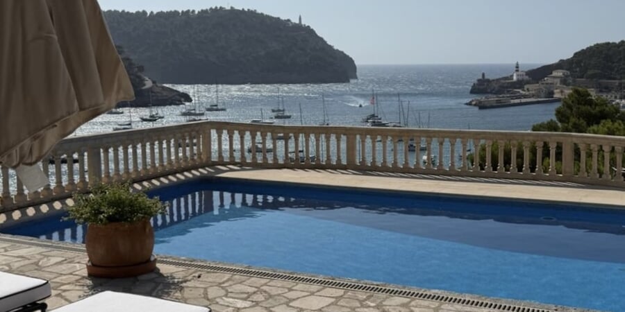 Villa with panoramic sea view and pool in Puerto de Soller