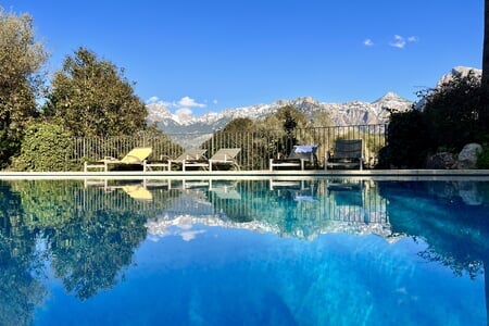 Exclusive Mediterranean finca with pool near Soller